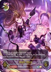 Dark Alice (U) - BP03: Flame of Laevateinn - Shadowverse: Evolve card