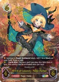 Witch of Calamity, Millie Parfait (SP) - BP03: Flame of Laevateinn - Shadowverse: Evolve card