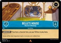 Belle's House - Maurice's Workshop - Into the Inklands - Disney Lorcana card