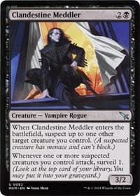 Clandestine Meddler (b) - Murders at Karlov Manor - Magic: The Gathering card