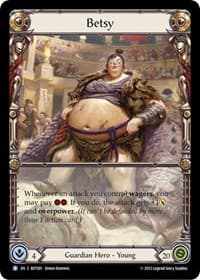 Betsy - Blitz Deck: Heavy Hitters - Betsy - Flesh and Blood TCG card