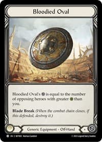 Bloodied Oval - Blitz Deck: Heavy Hitters - Betsy - Flesh and Blood TCG card