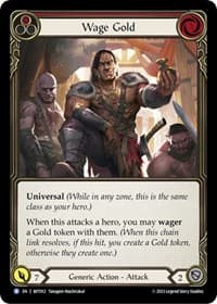 Wage Gold (Red) - Blitz Deck: Heavy Hitters - Betsy - Flesh and Blood TCG card