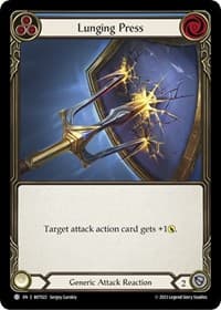 Lunging Press - Blitz Deck: Heavy Hitters - Betsy - Flesh and Blood TCG card