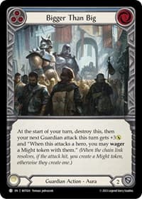 Bigger Than Big (Blue) - Blitz Deck: Heavy Hitters - Betsy - Flesh and Blood TCG card