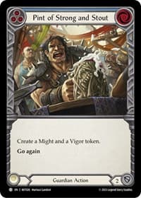 Pint of Strong and Stout - Blitz Deck: Heavy Hitters - Betsy - Flesh and Blood TCG card