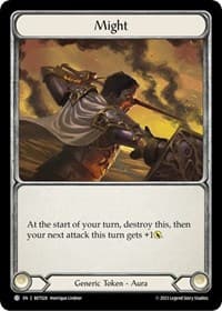 Might - Blitz Deck: Heavy Hitters - Betsy - Flesh and Blood TCG card