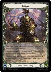 Kayo, Armed and Dangerous - Blitz Deck: Heavy Hitters - Kayo - Flesh and Blood TCG card