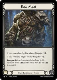 Raw Meat - Blitz Deck: Heavy Hitters - Kayo - Flesh and Blood TCG card