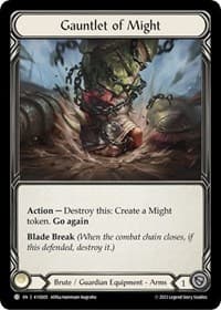 Gauntlet of Might - Blitz Deck: Heavy Hitters - Kayo - Flesh and Blood TCG card