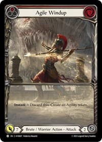 Agile Windup (Red) - Blitz Deck: Heavy Hitters - Kayo - Flesh and Blood TCG card
