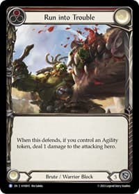 Run into Trouble - Blitz Deck: Heavy Hitters - Kayo - Flesh and Blood TCG card