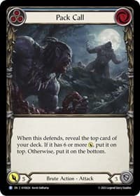 Pack Call (Blue) - Blitz Deck: Heavy Hitters - Kayo - Flesh and Blood TCG card