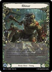Rhinar - Blitz Deck: Heavy Hitters - Rhinar - Flesh and Blood TCG card