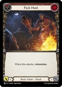 Pack Hunt (Red) - Blitz Deck: Heavy Hitters - Rhinar - Flesh and Blood TCG card
