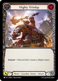 Mighty Windup (Red) - Blitz Deck: Heavy Hitters - Rhinar - Flesh and Blood TCG card