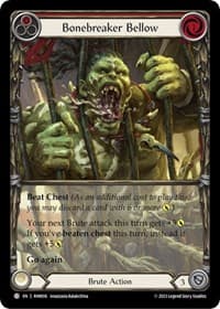 Bonebreaker Bellow (Red) - Blitz Deck: Heavy Hitters - Rhinar - Flesh and Blood TCG card
