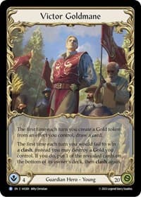 Victor Goldmane - Blitz Deck: Heavy Hitters - Victor - Flesh and Blood TCG card