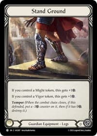 Stand Ground - Blitz Deck: Heavy Hitters - Victor - Flesh and Blood TCG card
