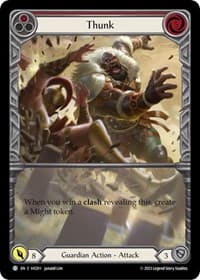 Thunk (Red) - Blitz Deck: Heavy Hitters - Victor - Flesh and Blood TCG card