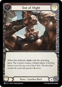 Test of Might - Blitz Deck: Heavy Hitters - Victor - Flesh and Blood TCG card