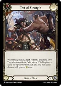 Test of Strength - Blitz Deck: Heavy Hitters - Victor - Flesh and Blood TCG card