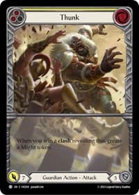 Thunk (Yellow) - Blitz Deck: Heavy Hitters - Victor - Flesh and Blood TCG card