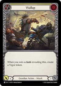 Wallop (Yellow) - Blitz Deck: Heavy Hitters - Victor - Flesh and Blood TCG card