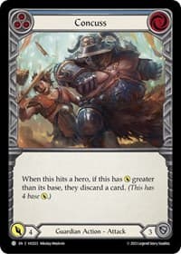 Concuss (Blue) - Blitz Deck: Heavy Hitters - Victor - Flesh and Blood TCG card