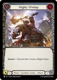 Mighty Windup (Blue) - Blitz Deck: Heavy Hitters - Victor - Flesh and Blood TCG card