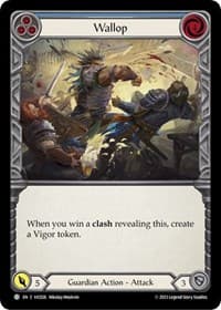 Wallop (Blue) - Blitz Deck: Heavy Hitters - Victor - Flesh and Blood TCG card