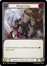 Rising Energy (Red) - Blitz Deck: Heavy Hitters - Kassai - Flesh and Blood TCG card