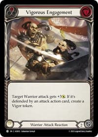 Vigorous Engagement (Red) - Blitz Deck: Heavy Hitters - Kassai - Flesh and Blood TCG card