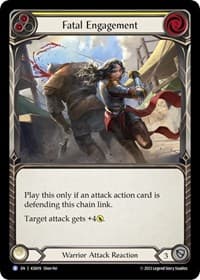 Fatal Engagement (Yellow) - Blitz Deck: Heavy Hitters - Kassai - Flesh and Blood TCG card