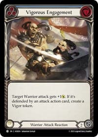 Vigorous Engagement (Blue) - Blitz Deck: Heavy Hitters - Kassai - Flesh and Blood TCG card