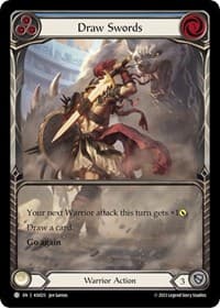 Draw Swords (Blue) - Blitz Deck: Heavy Hitters - Kassai - Flesh and Blood TCG card