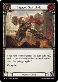Engaged Swiftblade (Blue) - Blitz Deck: Heavy Hitters - Kassai - Flesh and Blood TCG card