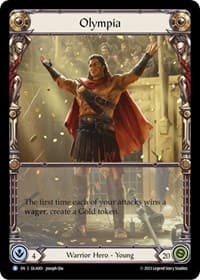 Olympia - Blitz Deck: Heavy Hitters - Olympia - Flesh and Blood TCG card