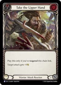 Take the Upper Hand (Red) - Blitz Deck: Heavy Hitters - Olympia - Flesh and Blood TCG card