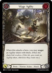 Wage Agility (Blue) - Blitz Deck: Heavy Hitters - Olympia - Flesh and Blood TCG card