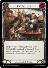 Cut the Deck (Blue) - Blitz Deck: Heavy Hitters - Olympia - Flesh and Blood TCG card