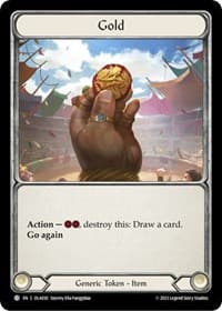 Gold - Blitz Deck: Heavy Hitters - Olympia - Flesh and Blood TCG card