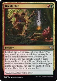 Break Out (b) - Murders at Karlov Manor - Magic: The Gathering card