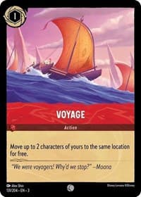 Voyage - Into the Inklands - Disney Lorcana card
