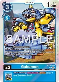 Gabumon - Exceed Apocalypse - Digimon Card Game card