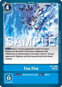 Fox Fire - Exceed Apocalypse - Digimon Card Game card