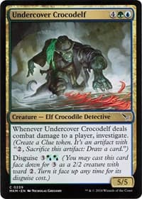 Undercover Crocodelf (b) - Murders at Karlov Manor - Magic: The Gathering card