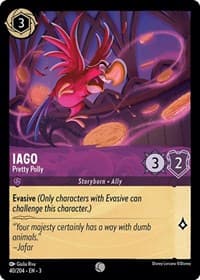 Iago - Pretty Polly - Into the Inklands - Disney Lorcana card