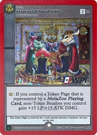 Headcaster Poker Night - Miscellaneous Promos - MetaZoo card
