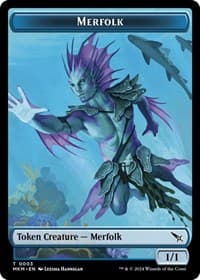 Merfolk Token - Murders at Karlov Manor - Magic: The Gathering card